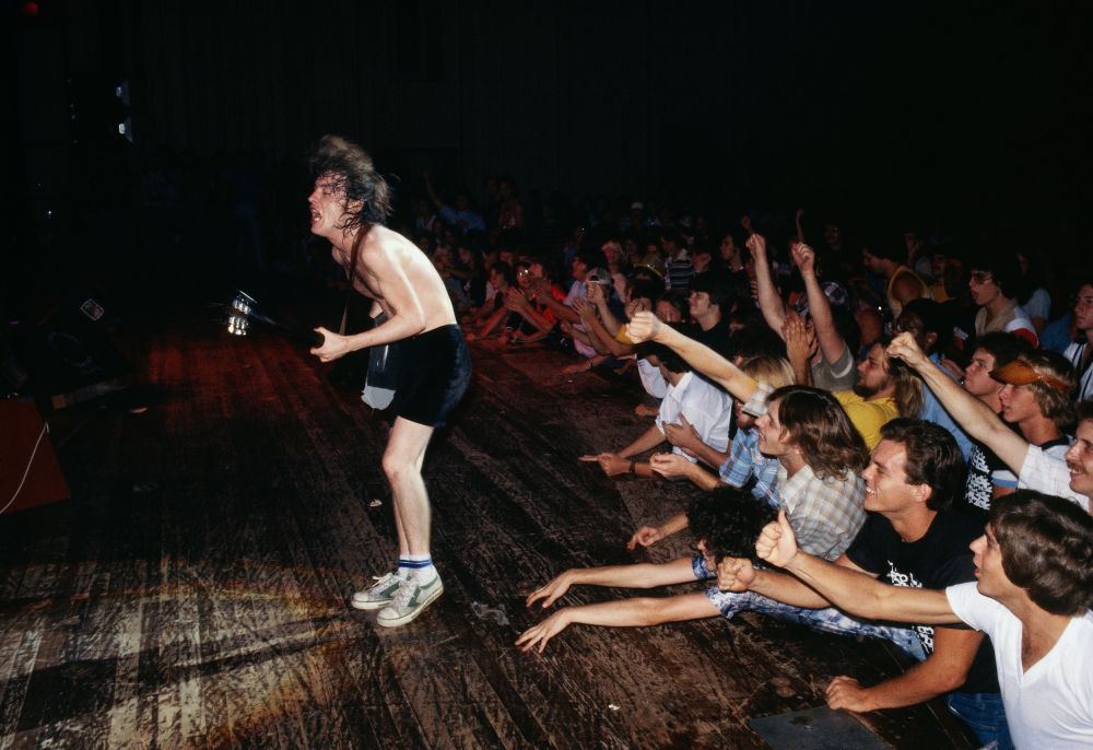 AC/DC's Angus Young in 1978 by Rennie Ellis